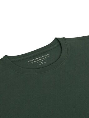 Holderness & Bourne SEALED. NWT. The Mason T-Shirt in Cypress w/Logo. Various Sz